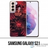 Coque Samsung Galaxy S21 - Naruto Itachi Roses