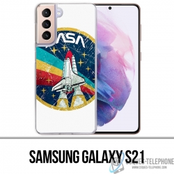 Coque Samsung Galaxy S21 - Nasa Badge Fusée