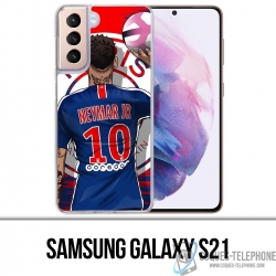 Funda Samsung Galaxy S21 - Neymar Psg Cartoon