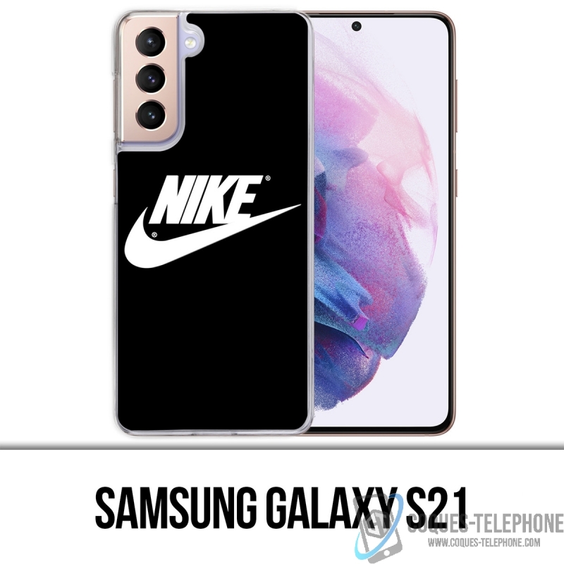 Funda Samsung Galaxy S21 - Logo Nike Negro