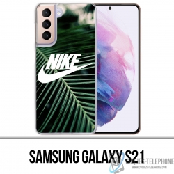 Custodia per Samsung Galaxy S21 - Nike Logo Palm Tree
