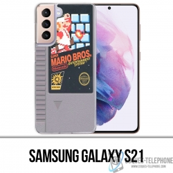 Coque Samsung Galaxy S21 - Nintendo Nes Cartouche Mario Bros