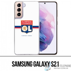 Coque Samsung Galaxy S21 - Ol Olympique Lyonnais Logo Bandeau
