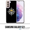Custodia per Samsung Galaxy S21 - Bussola con logo One Piece
