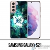 Samsung Galaxy S21 Case - Einteiliges Neongrün
