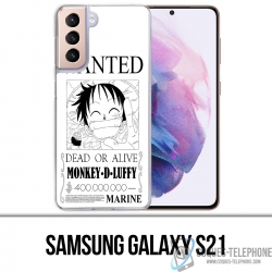 Samsung Galaxy S21 case - One Piece Wanted Luffy