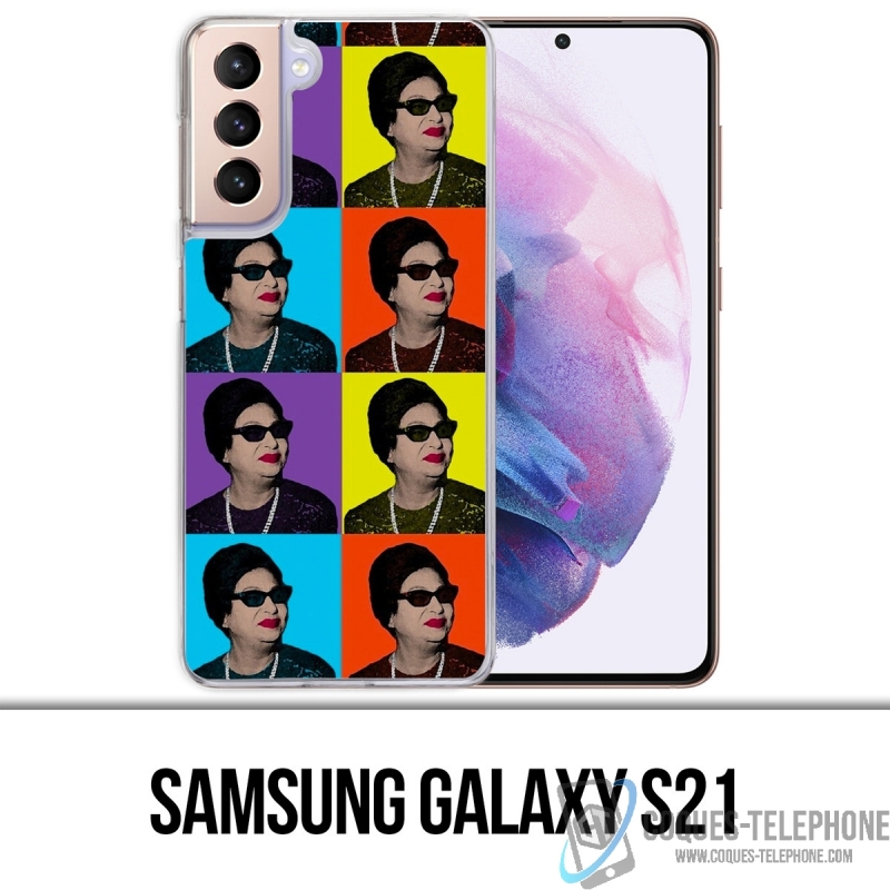 Samsung Galaxy S21 Case - Oum Kalthoum Colors