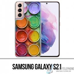 Coque Samsung Galaxy S21 - Palette Peinture