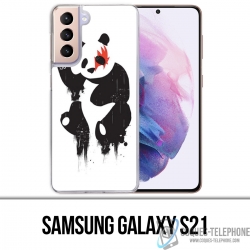 Coque Samsung Galaxy S21 - Panda Rock