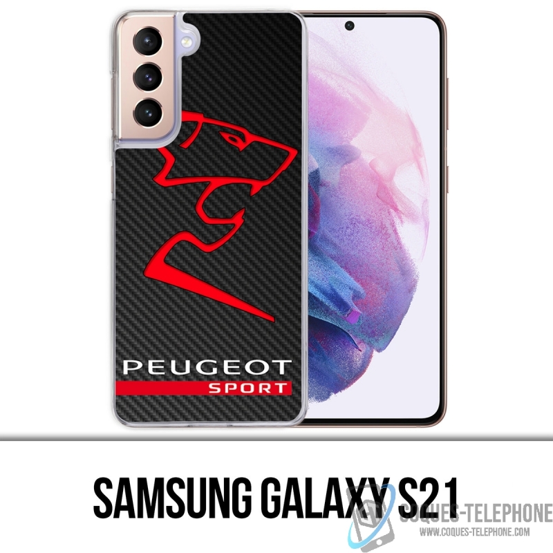 Samsung Galaxy S21 case - Peugeot Sport Logo