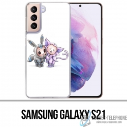 Coque Samsung Galaxy S21 - Pokémon Bébé Mentali Noctali