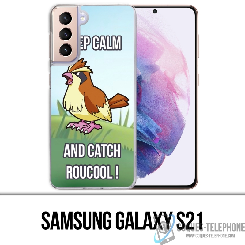 Coque Samsung Galaxy S21 - Pokémon Go Catch Roucool