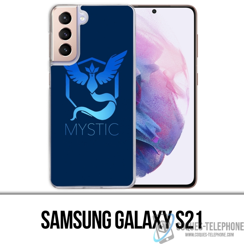 Custodia per Samsung Galaxy S21 - Pokémon Go Team Msytic Blue