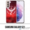 Funda Samsung Galaxy S21 - Pokémon Go Team Red Grunge
