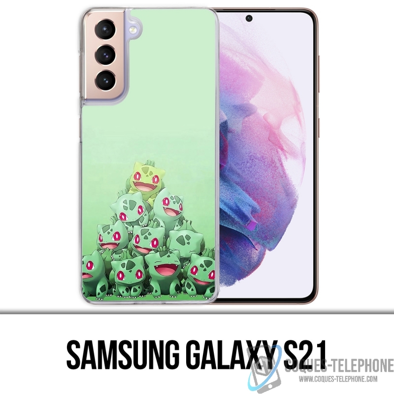 Funda Samsung Galaxy S21 - Pokémon Montaña Bulbasaur