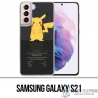 Custodia per Samsung Galaxy S21 - Carta d'identità Pokémon Pikachu