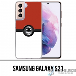 Coque Samsung Galaxy S21 - Pokémon Pokeball