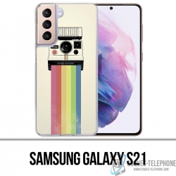 Samsung Galaxy S21 Case - Polaroid Rainbow Rainbow