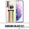 Custodia per Samsung Galaxy S21 - Polaroid Rainbow Rainbow