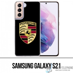 Custodia per Samsung Galaxy S21 - Logo Porsche nera