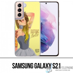 Coque Samsung Galaxy S21 - Princesse Belle Gothique
