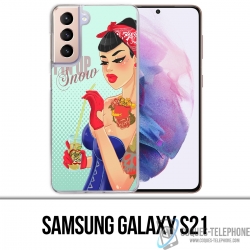 Coque Samsung Galaxy S21 - Princesse Disney Blanche Neige Pinup
