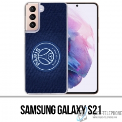 Funda Samsung Galaxy S21 - Psg Minimalist Blue Background