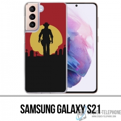 Coque Samsung Galaxy S21 - Red Dead Redemption Sun