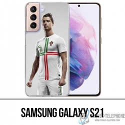 Coque Samsung Galaxy S21 - Ronaldo Fier