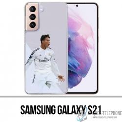 Funda Samsung Galaxy S21 - Ronaldo Lowpoly