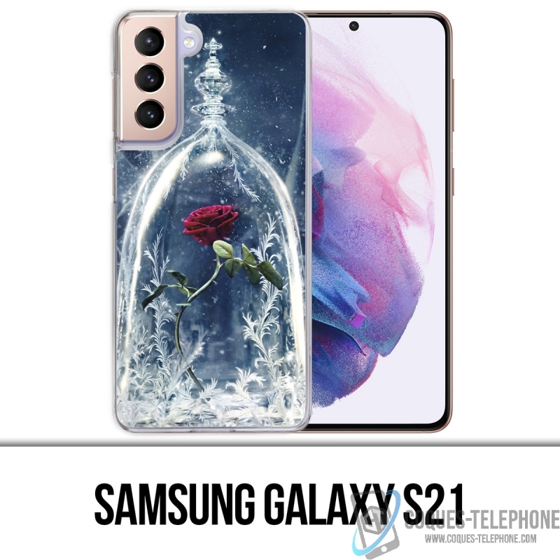 Samsung Galaxy S21 Case - Rose Beauty And The Beast