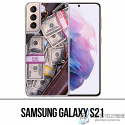 Coque Samsung Galaxy S21 - Sac Dollars