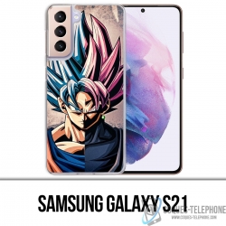 Funda Samsung Galaxy S21 - Goku Dragon Ball Super