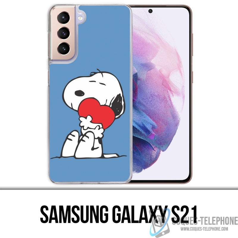 Samsung Galaxy S21 Case - Snoopy Heart