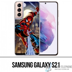 Coque Samsung Galaxy S21 - Spiderman Comics