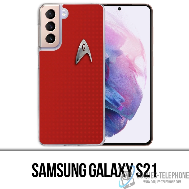 Funda Samsung Galaxy S21 - Star Trek Roja