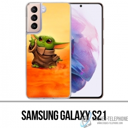 Samsung Galaxy S21 Case - Star Wars Baby Yoda Fanart