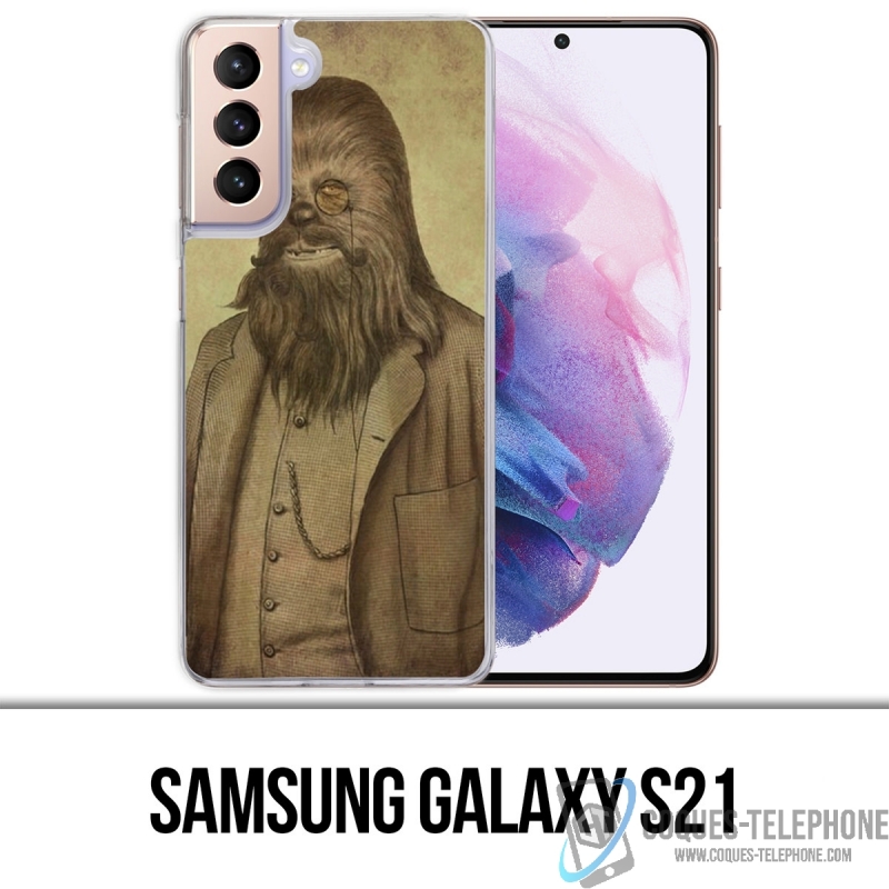 Custodia per Samsung Galaxy S21 - Star Wars Vintage Chewbacca