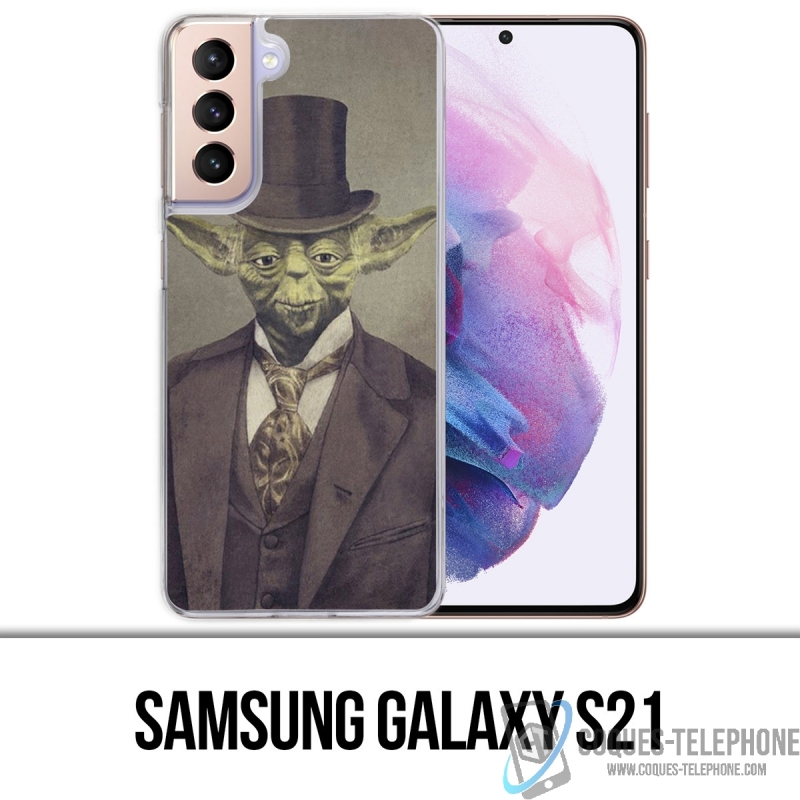 Coque Samsung Galaxy S21 - Star Wars Vintage Yoda
