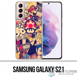 Funda Samsung Galaxy S21 - Pegatinas Vintage 90S