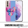 Custodia per Samsung Galaxy S21 - Stitch Angel Heart Split