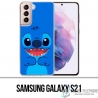 Funda Samsung Galaxy S21 - Azul puntada