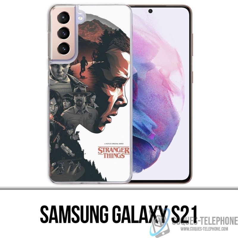 Coque Samsung Galaxy S21 - Stranger Things Fanart