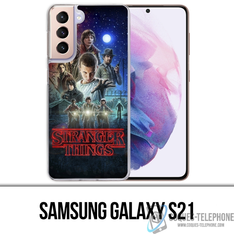 Custodia per Samsung Galaxy S21 - Poster di Stranger Things