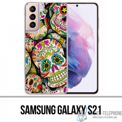 Custodia per Samsung Galaxy S21 - Teschio di zucchero