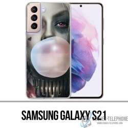 Samsung Galaxy S21 Case - Suicide Squad Harley Quinn Bubble Gum