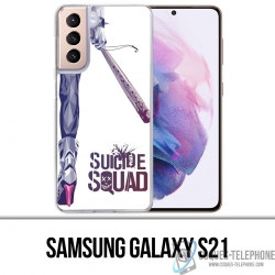 Samsung Galaxy S21 Case - Suicide Squad Harley Quinn Leg