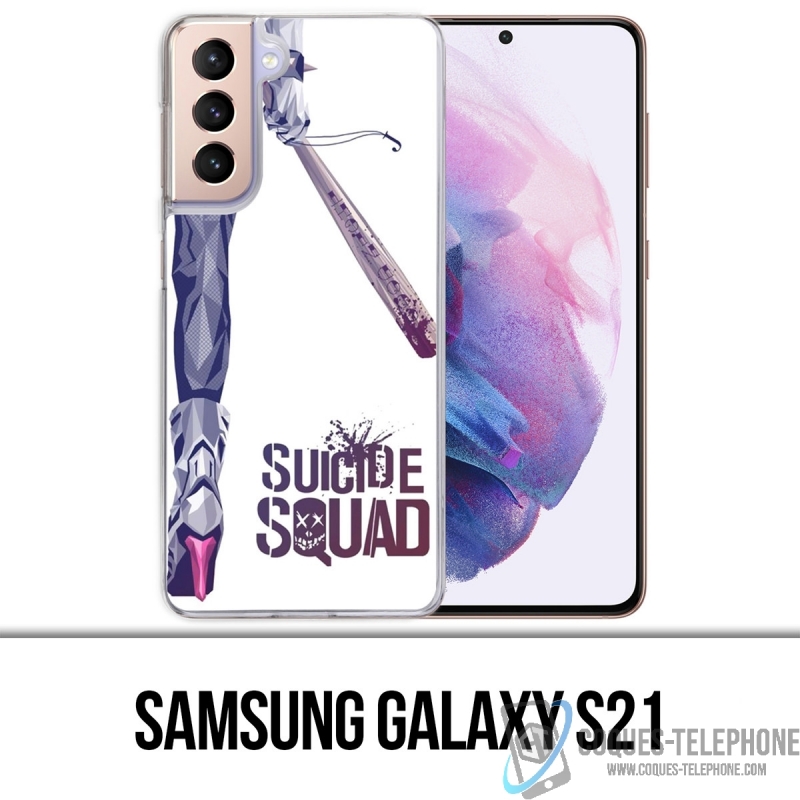 Samsung Galaxy S21 Case - Selbstmordkommando Harley Quinn Leg