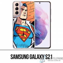 Coque Samsung Galaxy S21 - Superman Comics