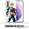 Coque Samsung Galaxy S21 - Superman Paintart